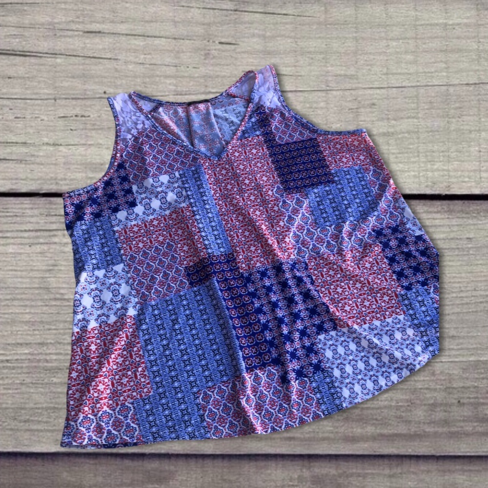Paper Moon 2X tank top